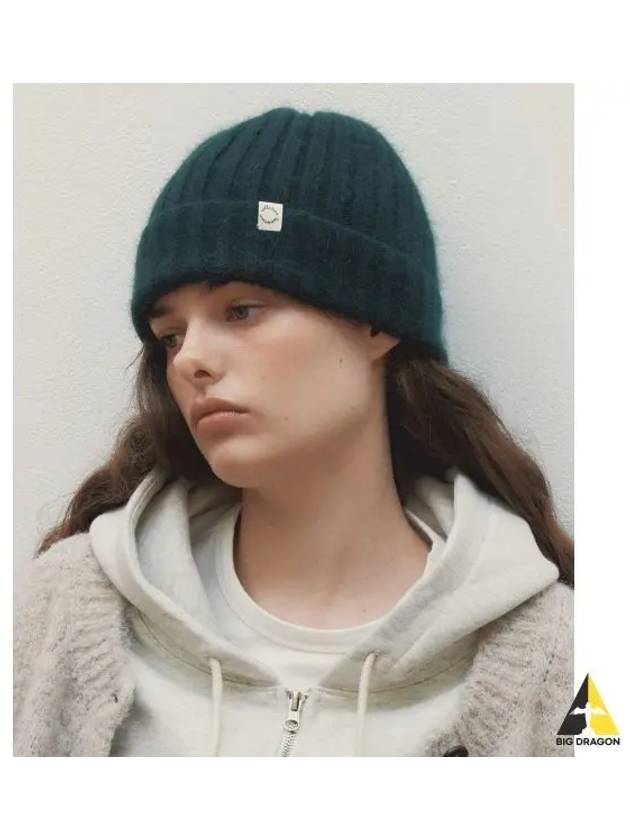 SOFT ANGORA BEANIE GREEN - BENSIMON - BALAAN 1