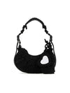 Le Cargol XS Canvas Shoulder Bag Black - BALENCIAGA - BALAAN 2