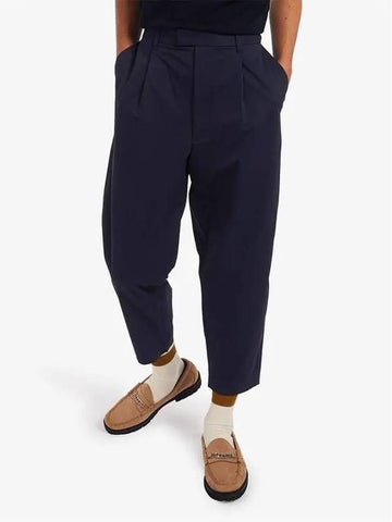 Sharp Crop Trousers 608 AFPM2213514 Dark Navy - FRED PERRY - BALAAN 1