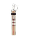 Monogram Motif Check Key Holder Beige - BURBERRY - BALAAN 3