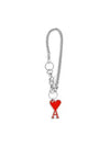 Heart Logo Chain Key Holder Red - AMI - BALAAN 3