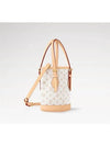 Louis Vuitton Nano Bucket Bag White - LOUIS VUITTON - BALAAN 3