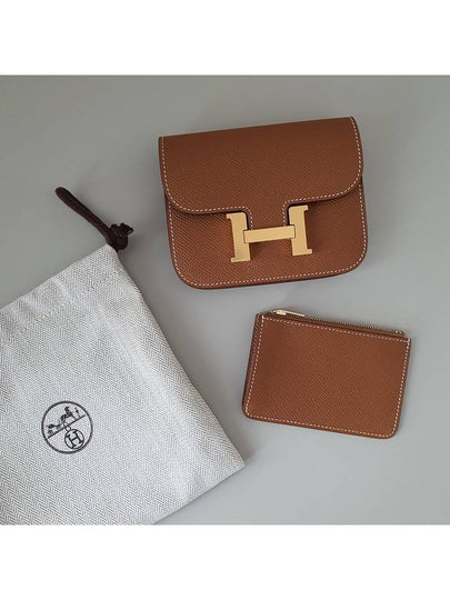 Constance Wallet Absom Gold - HERMES - BALAAN 2