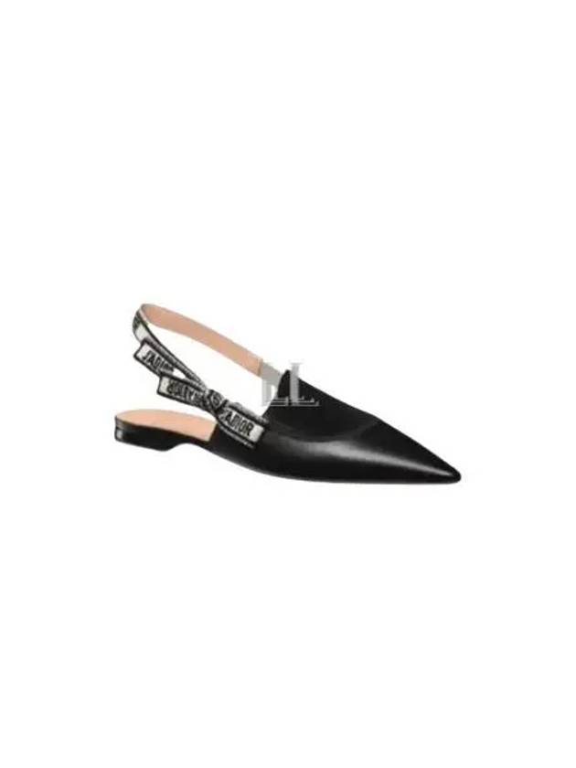 J'adior Slingback Flat Black - DIOR - BALAAN 2