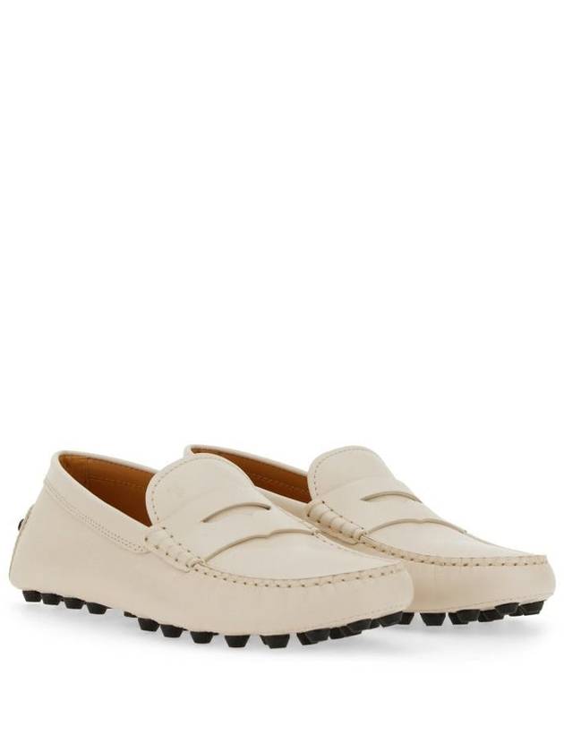 Gomino Moccasin Driving Shoes Cream - TOD'S - BALAAN 4