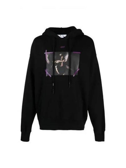 Caravaggio Arrow Logo Hoodie Black - OFF WHITE - BALAAN 2