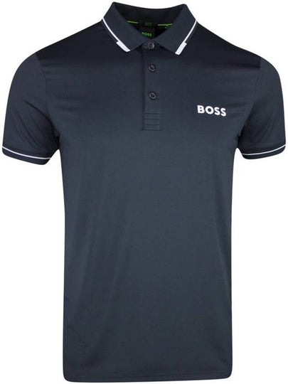 Paul Pro Slim Fit Polo Shirt Dark Navy - HUGO BOSS - BALAAN 2