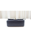 Classic Caviar New Mini Silver Plated Dark Navy Chain Shoulder Bag 18th A69900 - CHANEL - BALAAN 5