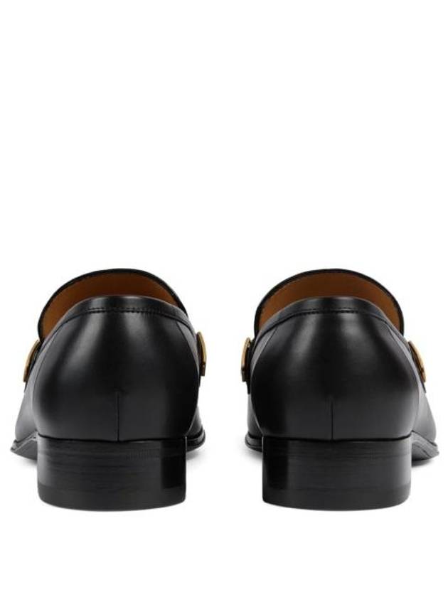 Mirror G Leather Loafers Black - GUCCI - BALAAN 6