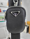 Saffiano Trimmed Tesuto Chain Shoulder Bag 1BH204 - PRADA - BALAAN 9