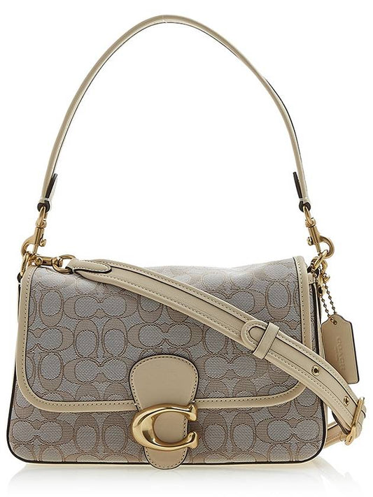 Women's Soft Tabby Shoulder Bag in Signy C4821 STONE IVORY - COACH - BALAAN 1