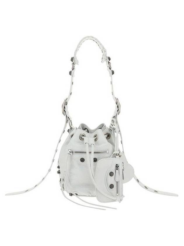 Le Cagole Bucket Bag White - BALENCIAGA - BALAAN 1