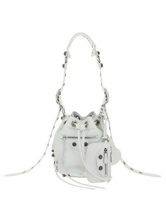 Le Cagole Bucket Bag White - BALENCIAGA - BALAAN 1