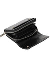 dot pocket coin zipper bill card wallet black - LE MASQUE - BALAAN 5