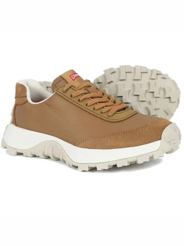 Women's Drift Trail Vibram Low Top Sneakers Brown - CAMPER - BALAAN 3