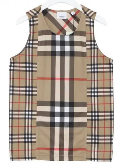 Kids Vintage Check Sleeveless Beige - BURBERRY - BALAAN 2