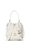 Materasse Nappa Bucket Bag 18 White 5BE084 N88 F0009 - MIU MIU - BALAAN 1