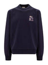 Logo Patch Sweatshirt Navy - ETRO - BALAAN 1