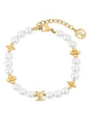 My LV Pearl Bracelet Gold White - LOUIS VUITTON - BALAAN 2