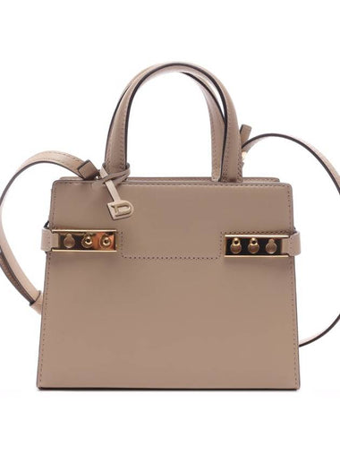 Women's Tangpet Crush Small Tote Shoulder Bag AA0646BQS0 21YDO 24S - DELVAUX - BALAAN 1