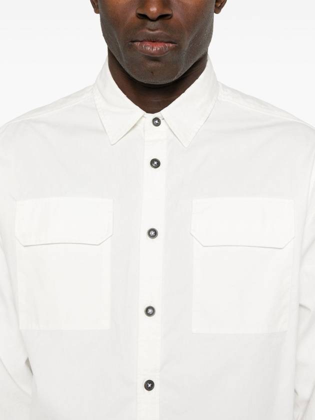 C.P.COMPANY ORGANIC GABARDINE BUTTONED LENS SHIRT - CP COMPANY - BALAAN 5