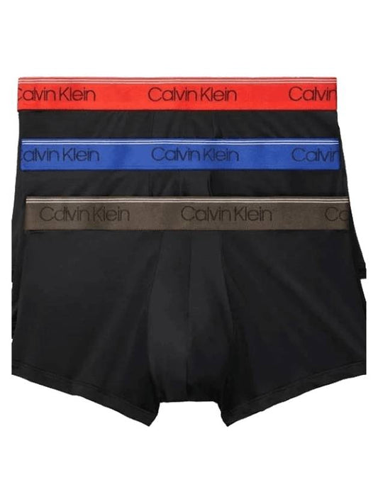 Logo Band Briefs 3 Pack Set Black - CALVIN KLEIN - BALAAN 1