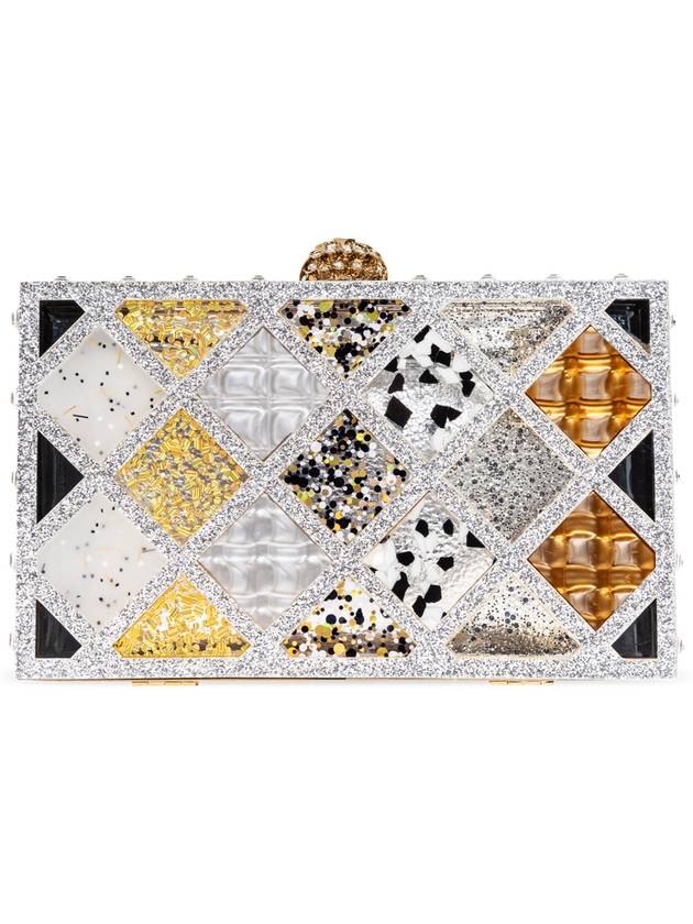 Kurt Geiger Clutch ‘Crystal Quilt Box’, Women's, Multicolour - KURT GEIGER - BALAAN 3