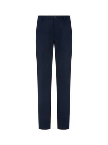 Men s Soft Cashmere Cotton Pants Navy 270719 - GIORGIO ARMANI - BALAAN 1