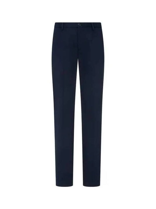 Men s Soft Cashmere Cotton Pants Navy 270719 - GIORGIO ARMANI - BALAAN 1