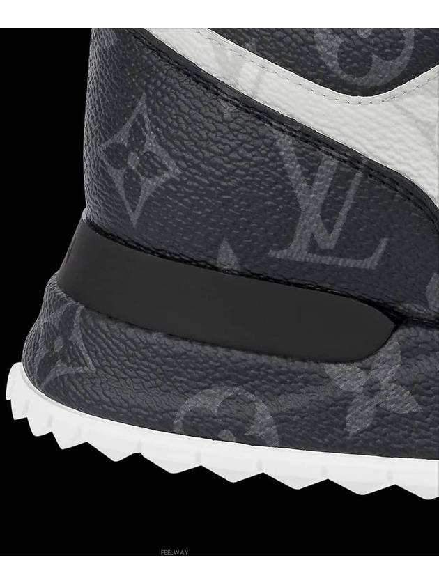 Run Away Low Top Sneakers Black White - LOUIS VUITTON - BALAAN 4