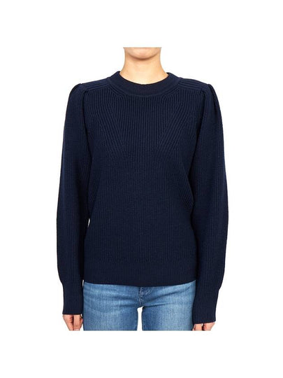 Mavis Wool Knit Top Navy - ISABEL MARANT - BALAAN 2