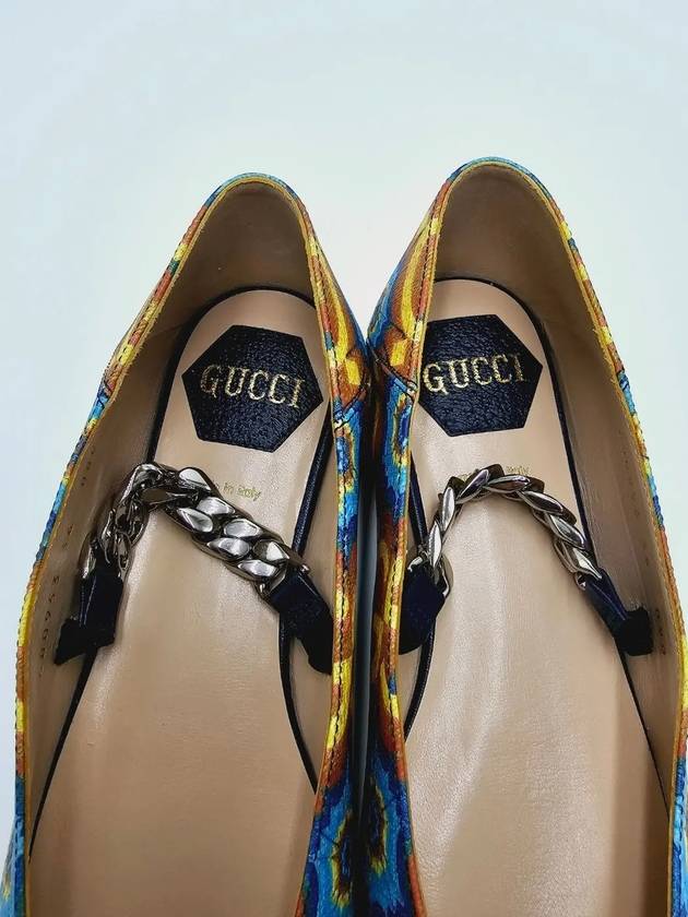 Horsebit Chain Ballet Flats - GUCCI - BALAAN 7