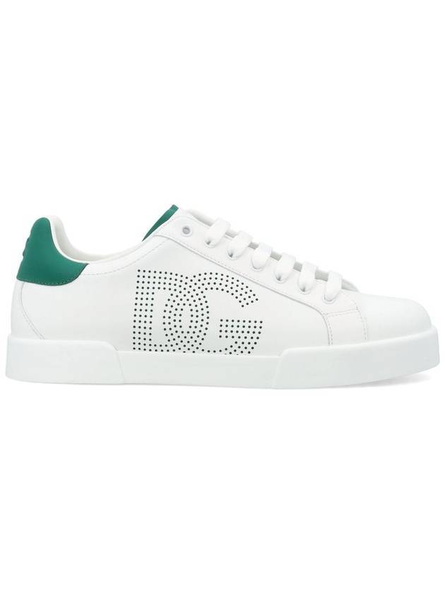 Portofino Calfskin Low Top Sneakers White - DOLCE&GABBANA - BALAAN 1