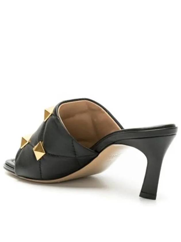 Women's Roman Studded Quilted Sandal Heels - VALENTINO - BALAAN.