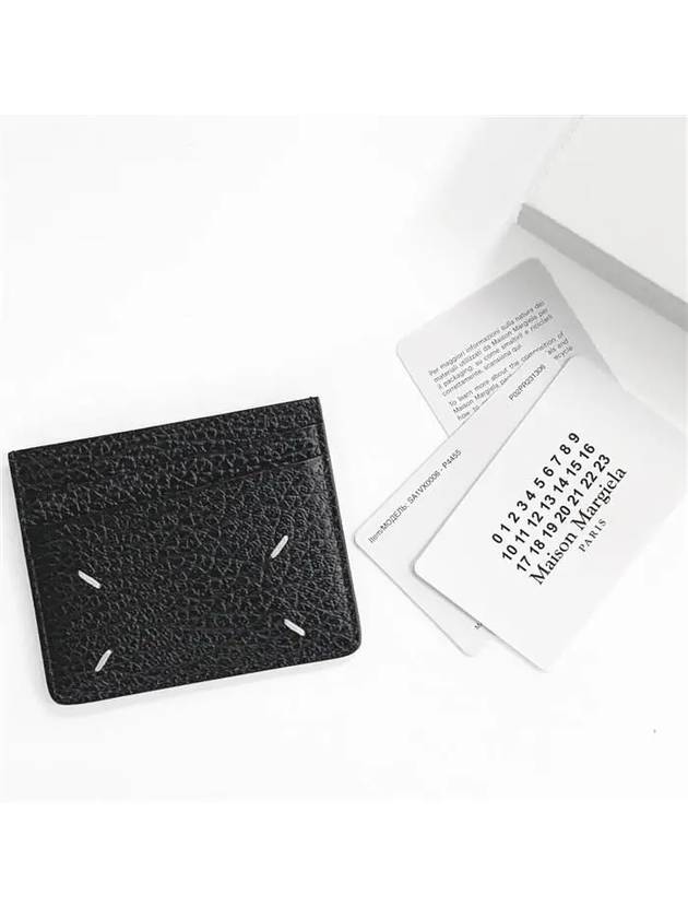 Four Stitch Card Wallet Black - MAISON MARGIELA - BALAAN 10