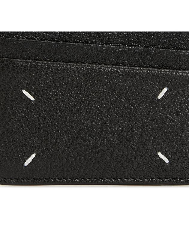 Stitch Flap Card Wallet Black - MAISON MARGIELA - BALAAN 7