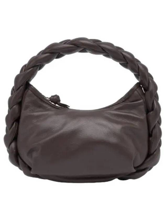 Mini Espiga Tote Bag Dark Brown Handbag - HEREU - BALAAN 1