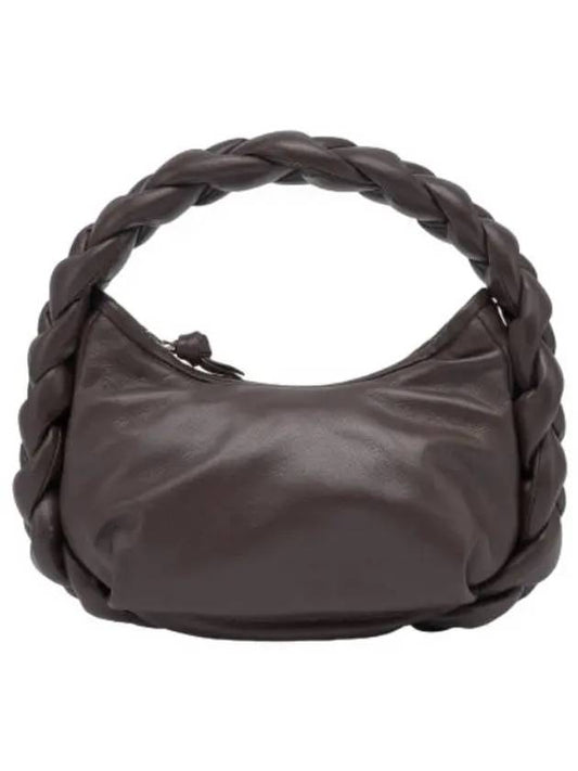 Mini Espiga Tote Bag Dark Brown Handbag - HEREU - BALAAN 1