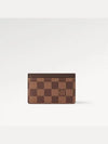 Damier Eben Single Card Wallet Brown - LOUIS VUITTON - BALAAN 2