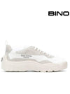 Gum Boy Leather Suede Low Top Sneakers White - VALENTINO - BALAAN 2