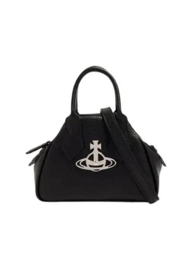 Yasmine Small Tote Bag Black - VIVIENNE WESTWOOD - BALAAN 2