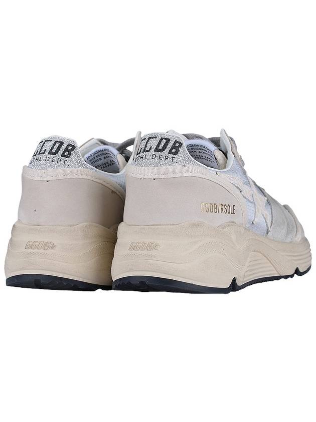 Women's Running Sole Low Top Sneakers Silver Beige - GOLDEN GOOSE - BALAAN 6