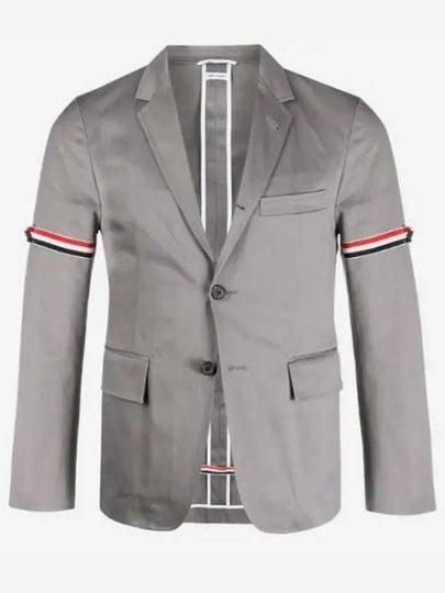 Armband Unconstructed Classic Jacket Navy Grey - THOM BROWNE - BALAAN 2