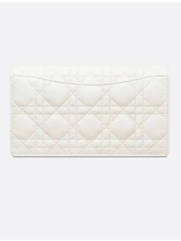 Caro Supple Cannage Calfskin Pouch Bag Latte - DIOR - BALAAN 6