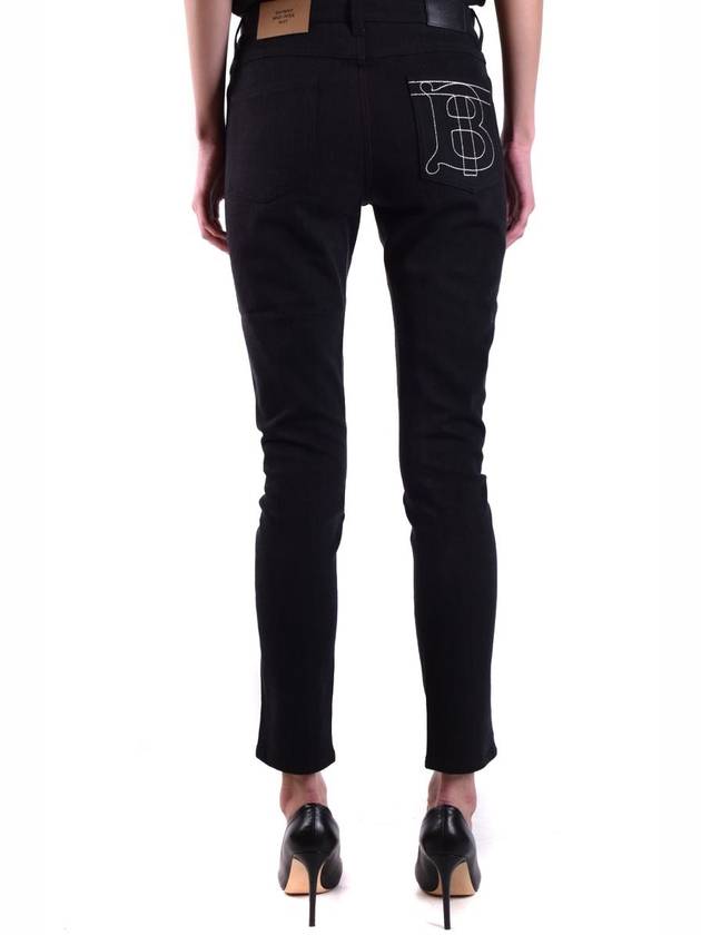 Women's Bag Monogram Skinny Jeans Black - BURBERRY - BALAAN 5