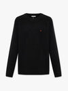 Mini Logo Crew Knit Top Black - HELMUT LANG - BALAAN 2