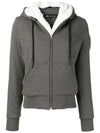 Classic Bunny Fur Zip-up Hoodie Grey - MOOSE KNUCKLES - BALAAN 3