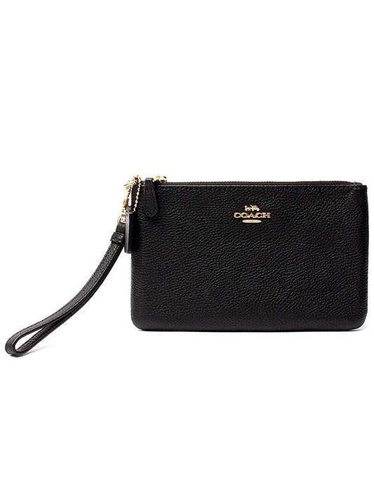 Small Wristlet Clutch Bag Black - COACH - BALAAN 2