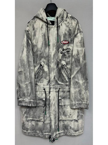 Virgil Abloh Geblichte denim parka 110 - OFF WHITE - BALAAN 1