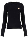 Fox Head Patch Regular Sweatshirt Black - MAISON KITSUNE - BALAAN 2